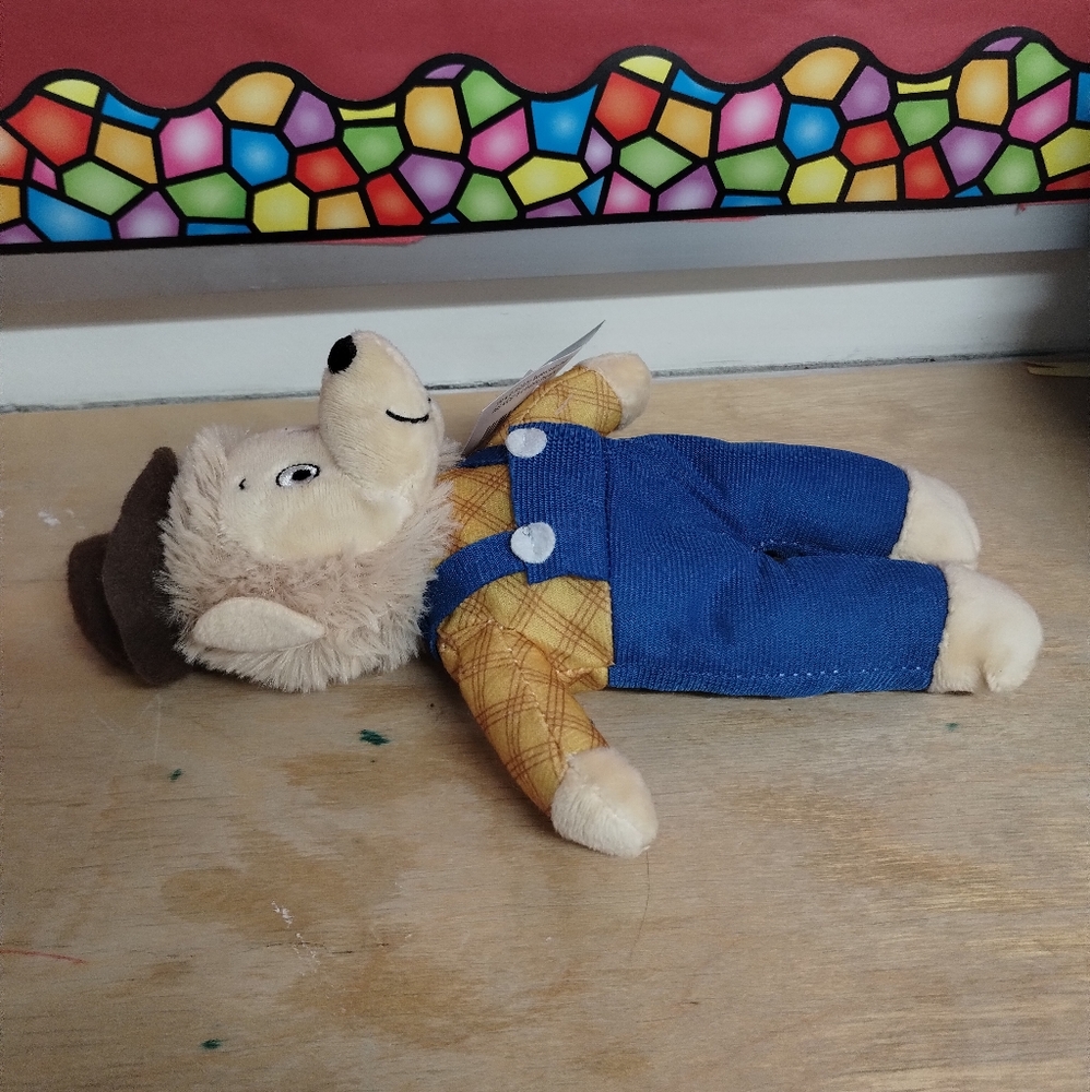 ÷PBS Kids The Berenstain Bears Teddy Bear 9in Stuffed Plush - New - Papa Bear - Picture 3 of 16